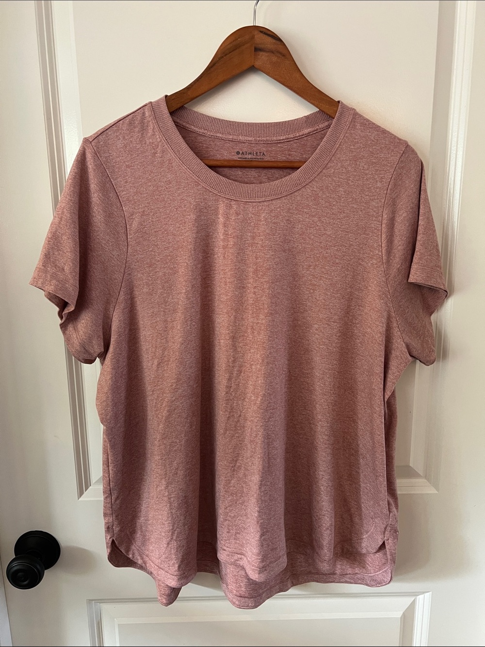 Athleta Dusty Rose Short Sleeve Crew Tee